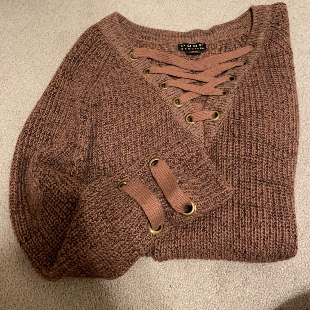 Poof sweater